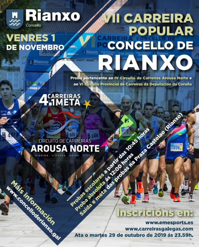 VII CARREIRA POPULAR CONCELLO DE RIANXO - Inscríbete