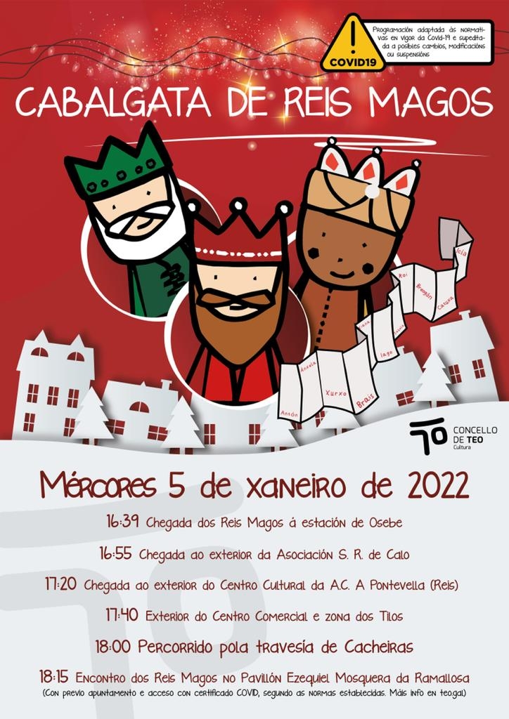 CABALGATA DE REIS DE TEO 2022 - Inscríbete