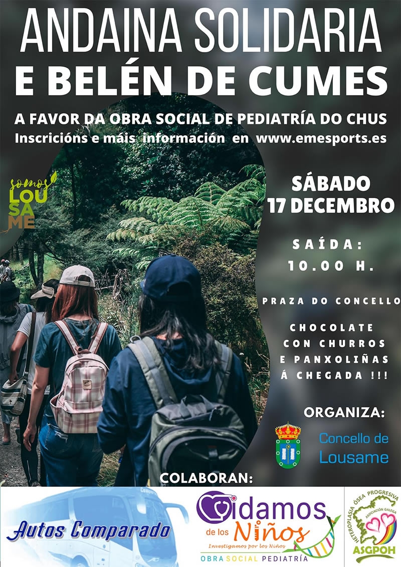 ANDAINA SOLIDARIA E BELÉN DE CUMES - Inscríbete