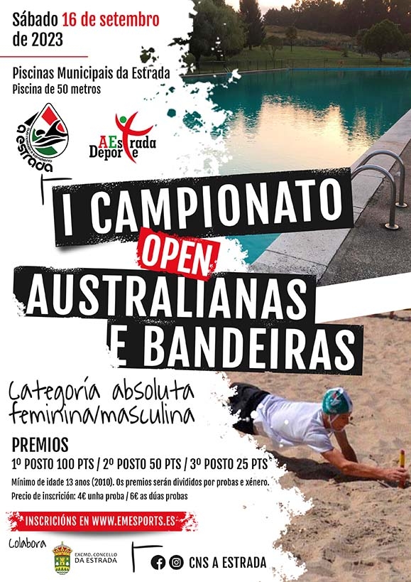 I CAMPIONATO OPEN AUSTRALIANAS E BANDEIRAS - Inscríbete