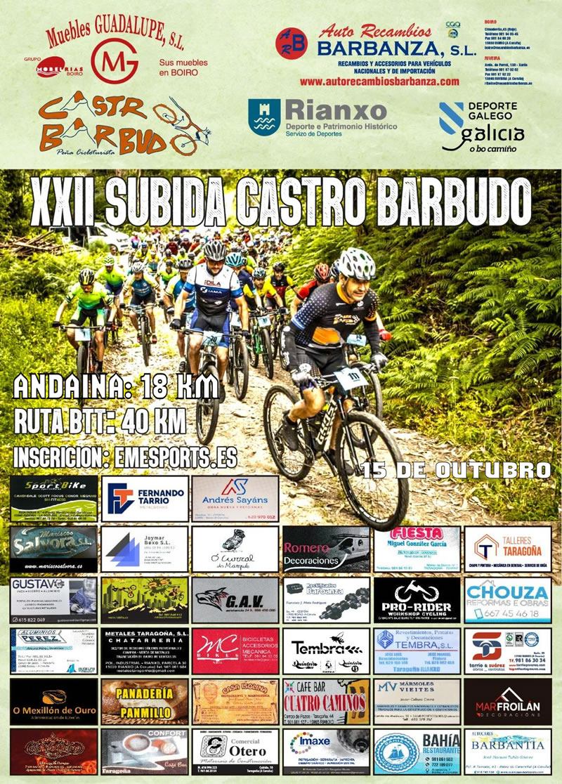 XXII SUBIDA AO CASTRO BARBUDO - Inscríbete