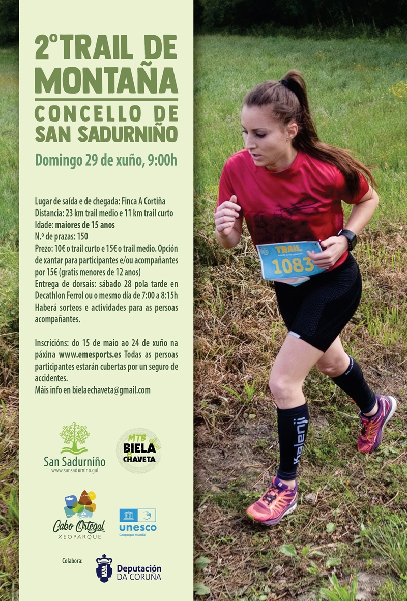 2º TRAIL DE MONTAÑA CONCELLO DE SAN SADURNIÑO  - Inscríbete