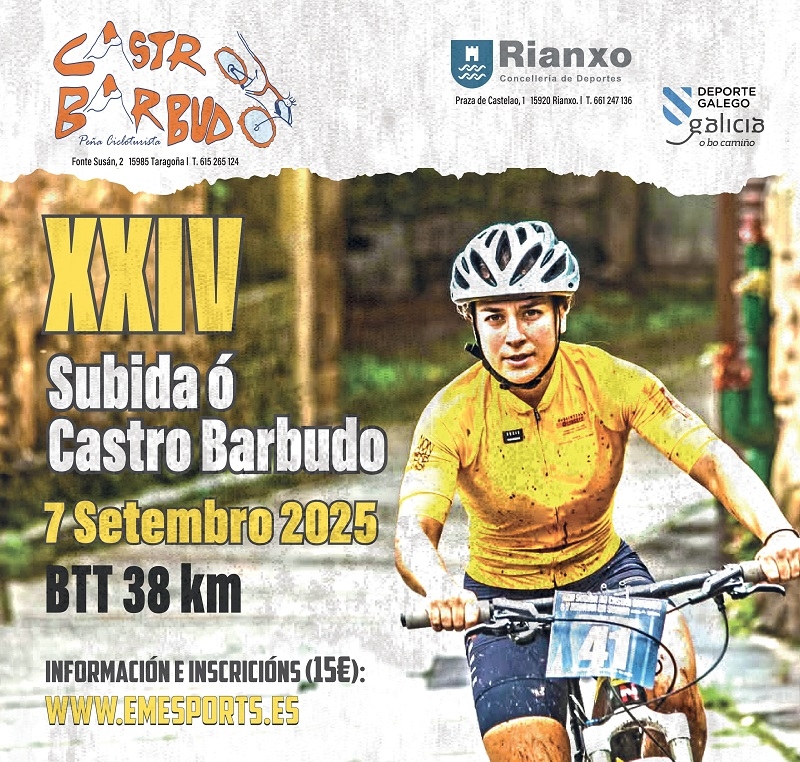 XXIV SUBIDA AO CASTRO BARBUDO  2025 - Inscríbete