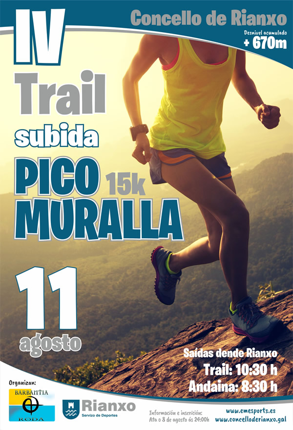 IV TRAIL SUBIDA PICO MURALLA – CONCELLO DE RIANXO - Inscríbete