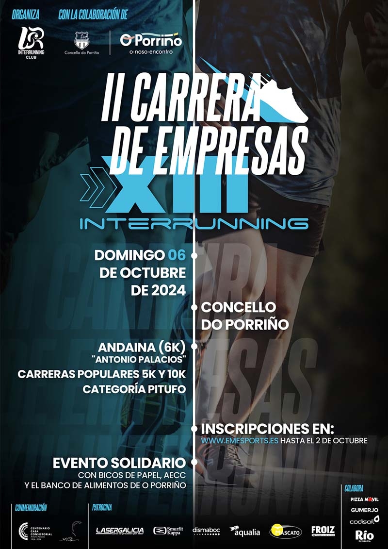 Resultados II CARRERA DE EMPRESAS GALICIA 2024 -XIII INTERRUNNING
