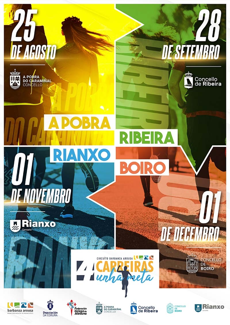 Resultados VII CIRCUITO DE  CARREIRAS BARBANZA AROUSA 2024