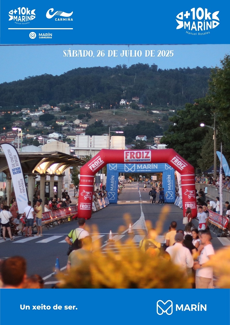 Cartel del evento +10K MARIN MANUEL ROSALES