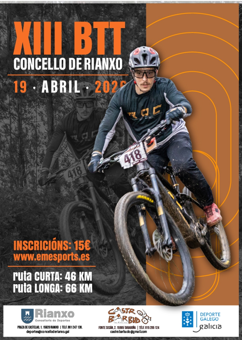 Cartel del evento XIII MARCHA BTT CONCELLO DE RIANXO