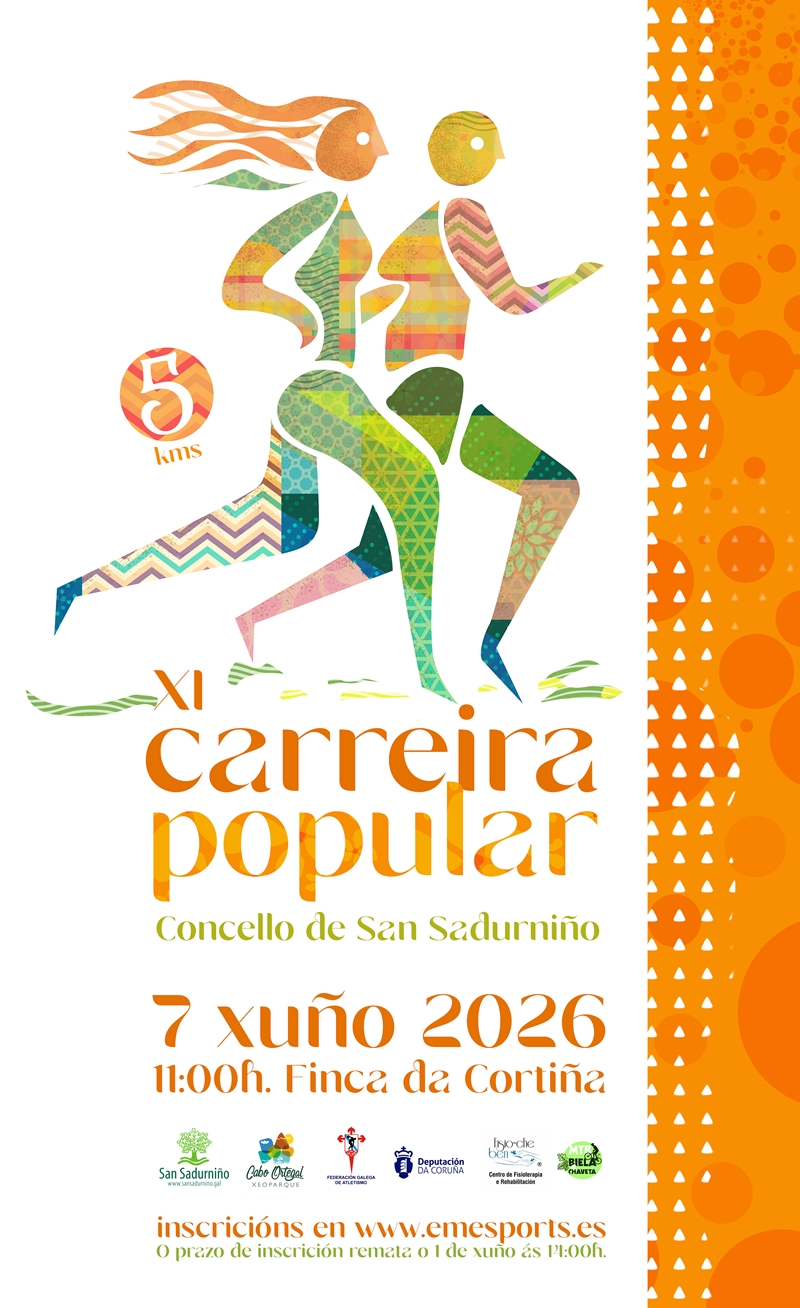 Poster Do Evento XI CARREIRA POPULAR CONCELLO DE SAN SADURNIÑO 