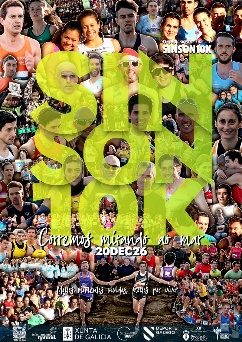 Cartel del evento CARREIRA SIN SON 10K 2026