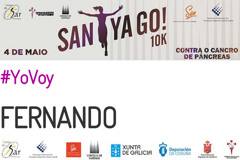 #ImGoing - FERNANDO (SANTYAGO10K_2019 - CONTRA O CANCRO DE PÁNCREAS)