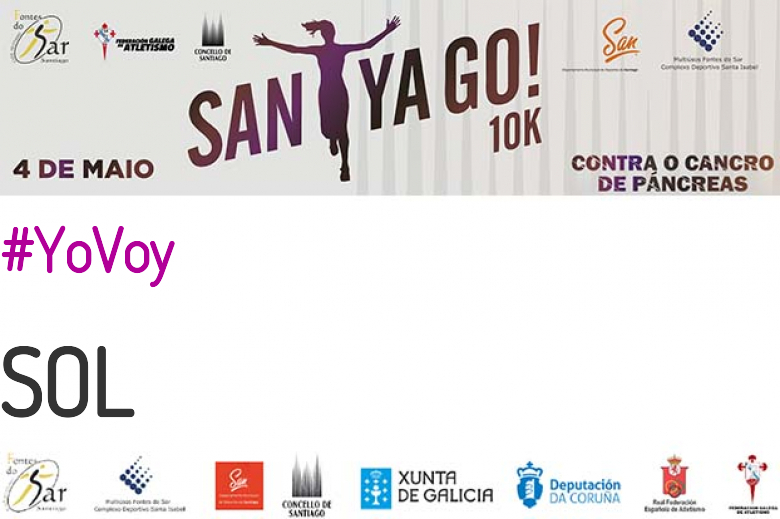 #ImGoing - SOL (SANTYAGO10K_2019 - CONTRA O CANCRO DE PÁNCREAS)