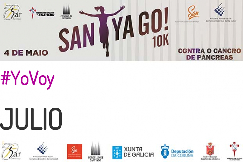 #ImGoing - JULIO (SANTYAGO10K_2019 - CONTRA O CANCRO DE PÁNCREAS)