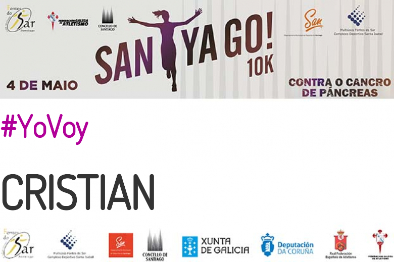 #YoVoy - CRISTIAN (SANTYAGO10K_2019 - CONTRA O CANCRO DE PÁNCREAS)