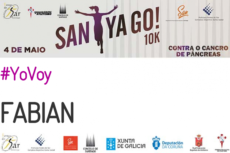 #YoVoy - FABIAN (SANTYAGO10K_2019 - CONTRA O CANCRO DE PÁNCREAS)