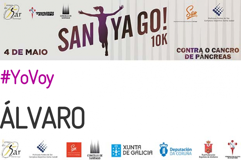#YoVoy - ÁLVARO (SANTYAGO10K_2019 - CONTRA O CANCRO DE PÁNCREAS)