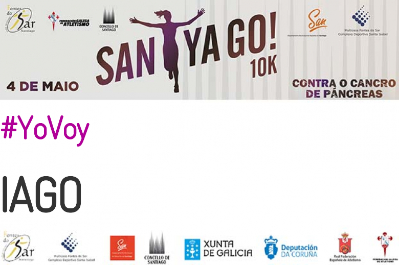 #JeVais - IAGO (SANTYAGO10K_2019 - CONTRA O CANCRO DE PÁNCREAS)