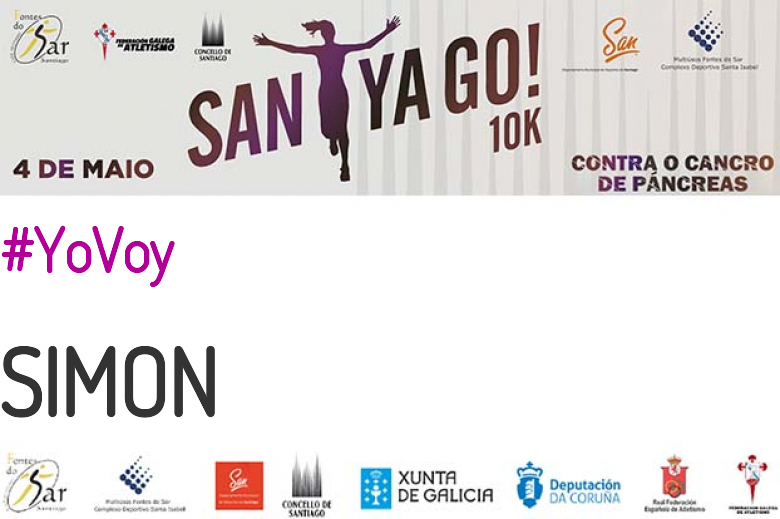 #YoVoy - SIMON (SANTYAGO10K_2019 - CONTRA O CANCRO DE PÁNCREAS)