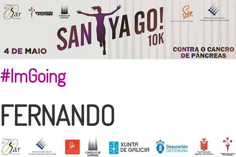 #EuVou - FERNANDO (SANTYAGO10K_2019 - CONTRA O CANCRO DE PÁNCREAS)