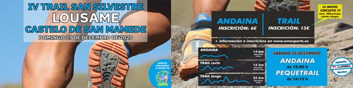 Zona Privada del Participante  - IV TRAIL +ANDAINA SAN SILVESTRE DE LOUSAME