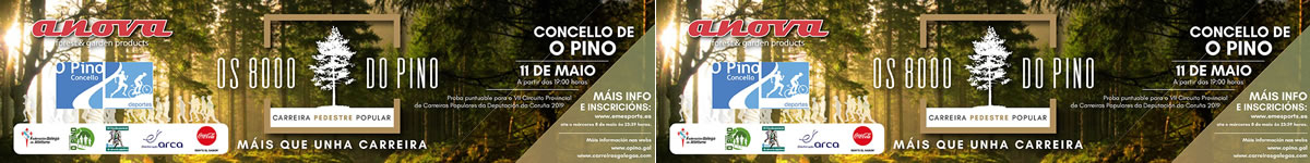 Resultados  - XVI CARREIRA PEDESTRE POPULAR CONCELLO DE O PINO 2019